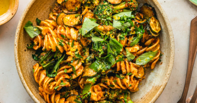 Neil Rankin - Courgette, Broccoli & Vegetable ’Nduja pasta.