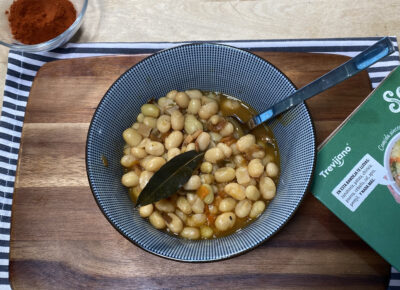 Receta de pochas con verduras