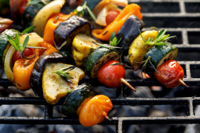 Pinchos veganos de varias verduras
