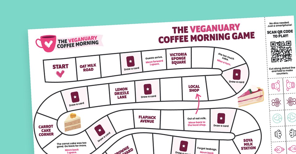 Download the Veganuary board game