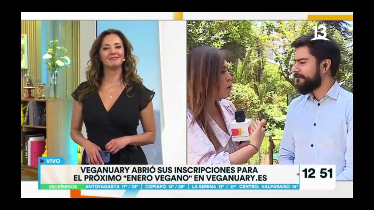 Entrevista en el Matinal Tu Día por Canal 13